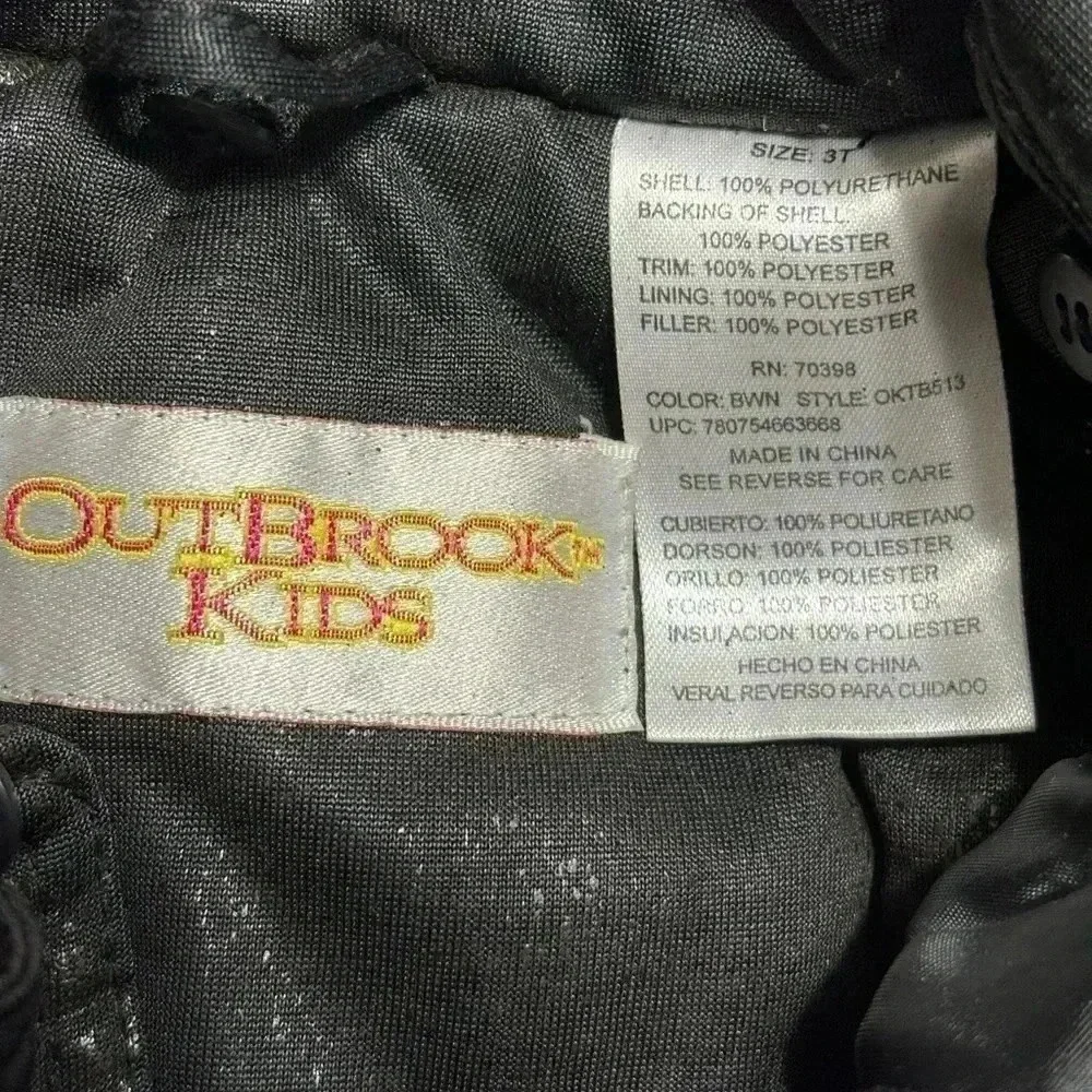 Outbrook Kids Vintage Faux Leather‎ Jacket